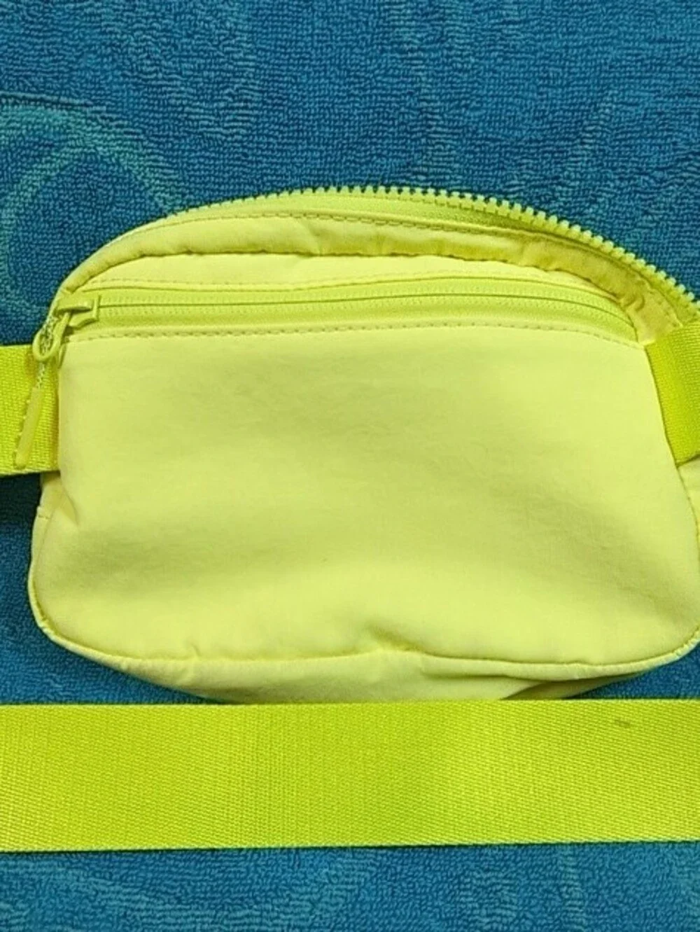 lululemon athletica Neon Yellow Crossbody Belt Bag